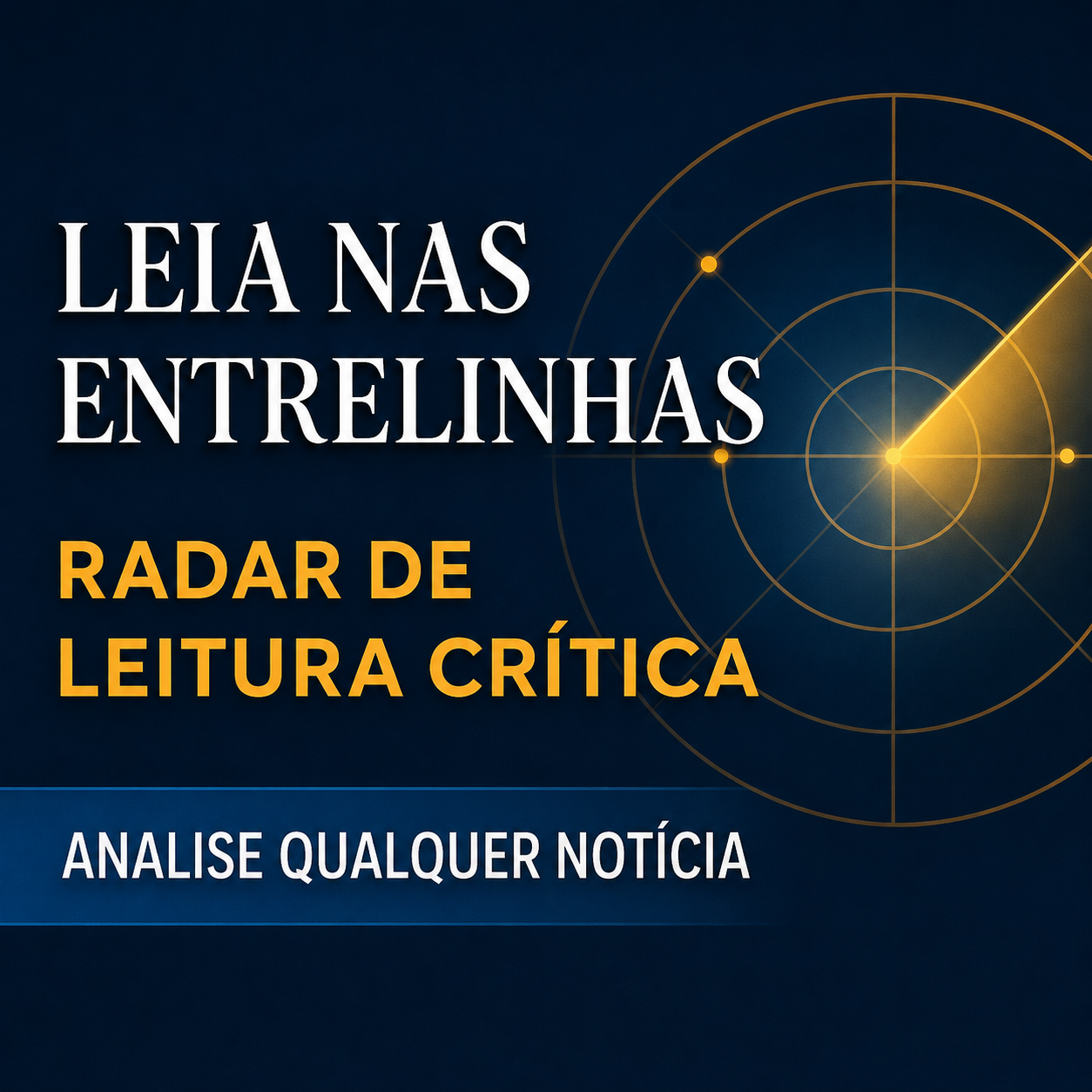 Radar de Leitura Crítica — análise de conteúdo